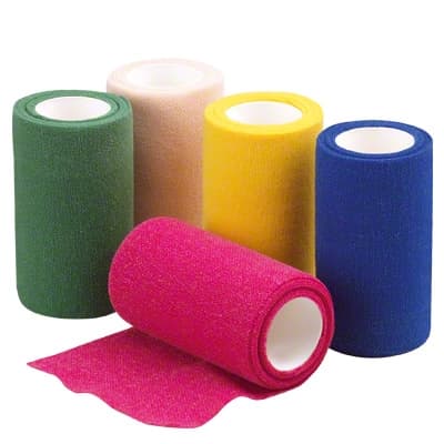 Askina® Haft Color Assortment Box-Colored cohesive fixation bandages in a box