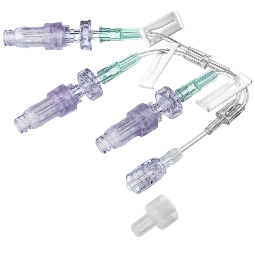 Caresite® ExtensionSet Backcheck Valve-Extension Sets with  two additional needle-free Caresite® valves