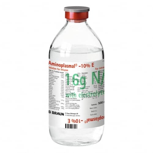 Aminiplasmal® B.Braun 10% E-glass bottle 500ml