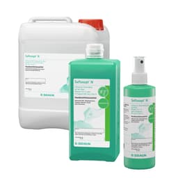 Softasept® N-Product Image canister, bottle and spray
