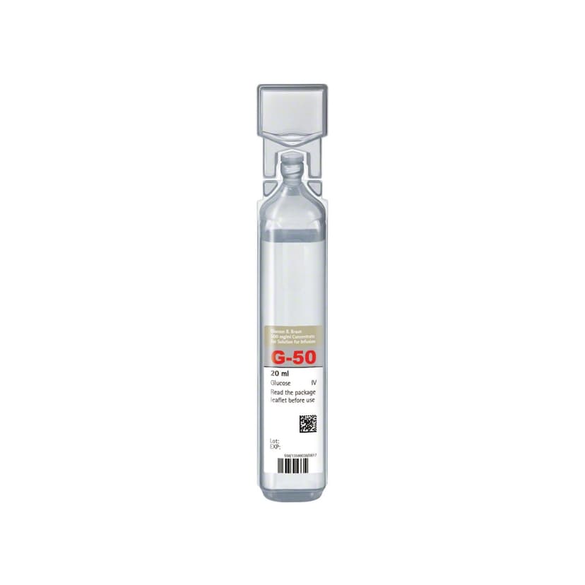 Glucose 50% B. Braun-Concentrate for solution for infusion