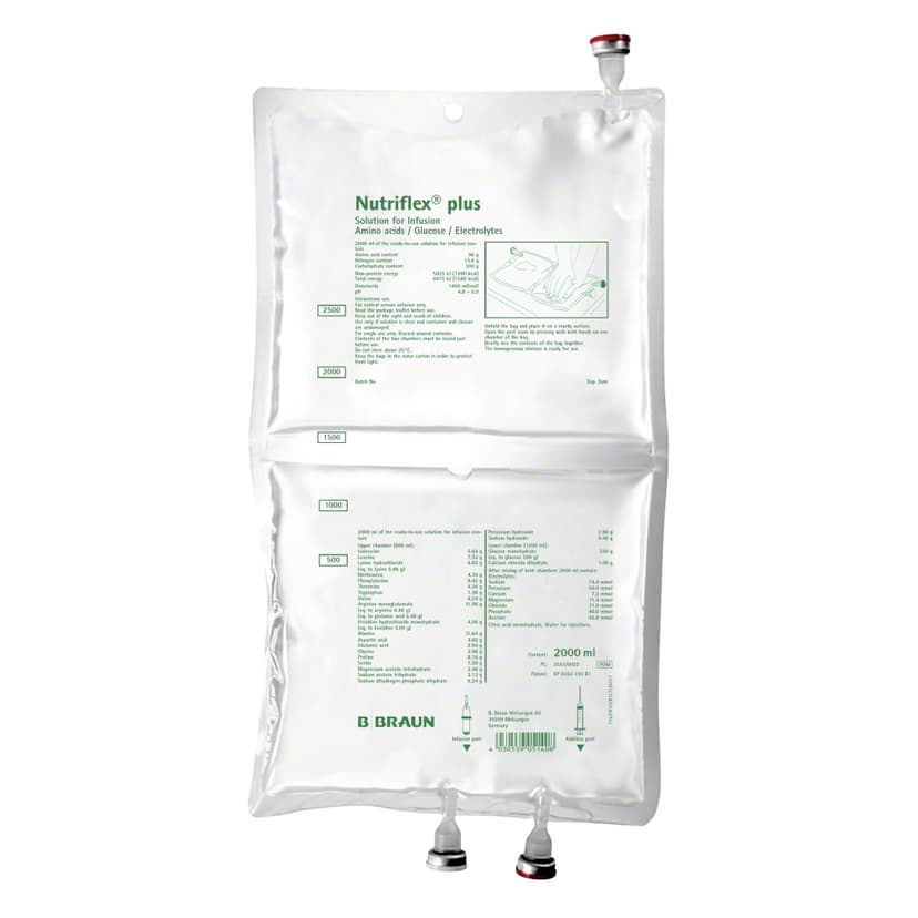 Nutriflex® plus-Ready to use 2-chamber bag system