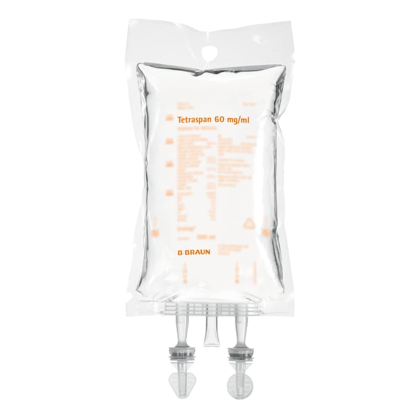 Tetraspan® 6% / 10%-Plasma-adapted HES 130/0.42 for volume therapy