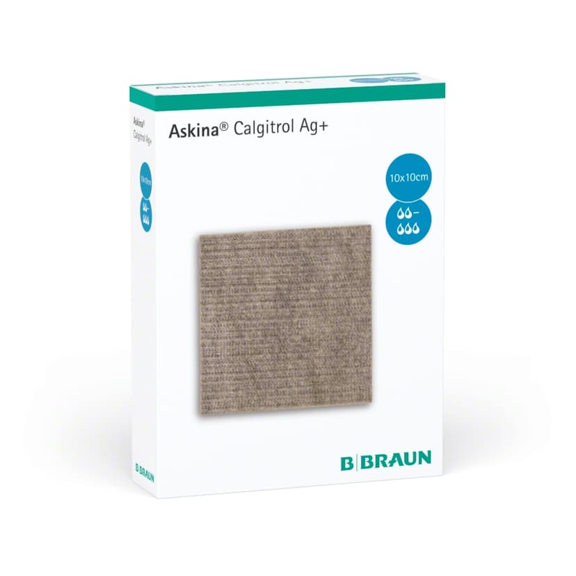 Askina Calgitrol Ag+ 10x10 cm-Packaging picture